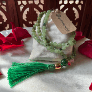 JAPAMALA DE JASPE VERDE — Equilíbrio, Cura e Estabilidade Feminina