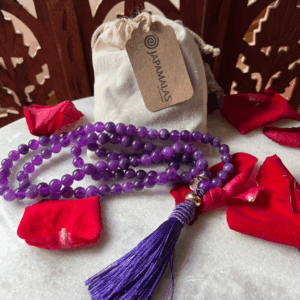 JAPAMALA DE AMETISTA — Intuição, Proteção e Espiritualidade